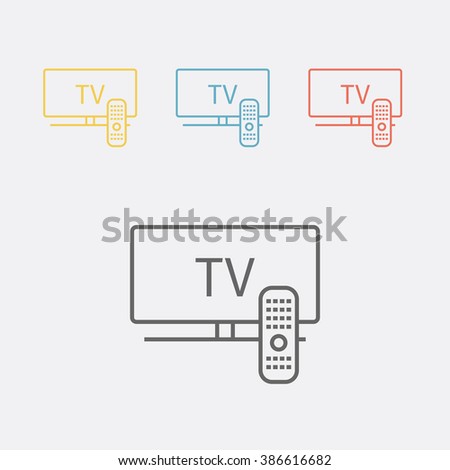 TV line icon