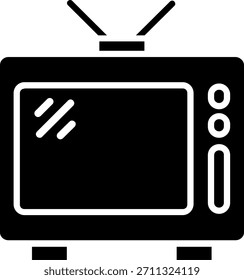 Línea de televisión Vector Icon Design