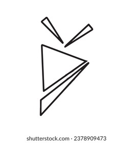 Vector de logotipo de icono en vivo de TV 