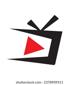 Vector de logotipo de icono en vivo de TV 
