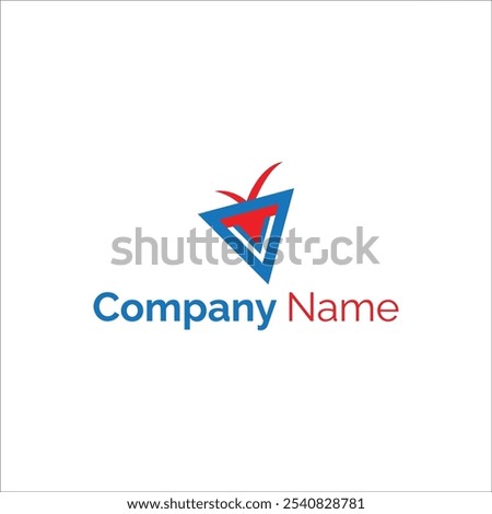 TV Logo, TV Channel logo Vector, YouTube channel Logo Vector, Abstract Logo for TV or YouTube Channel.