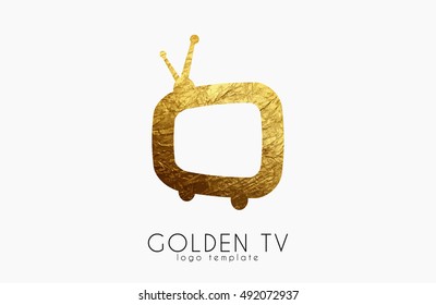 TV logo. Creative tv logo design. Media design