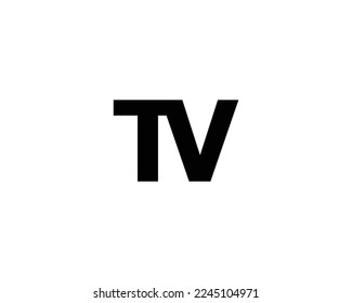 TV Logo design vector template