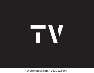 TV logo desing and monogram logo
