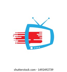 Tv logo template vector icon design