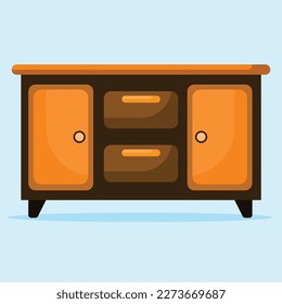 Icono de salón de TV. Submesa para el mobiliario, etc.