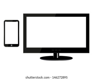 TV and mobile phone