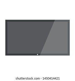 TV modern blank screen lcd. Vector HD TV