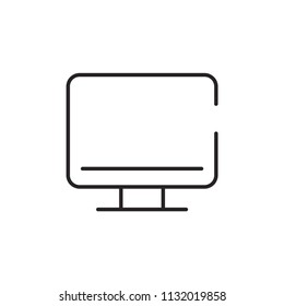 TV Modern UI Vevtor Icon