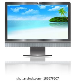 TV monitor sea