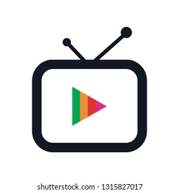 TV and movie vector icon