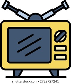 Tv Novo Vetor De Design De Ícone Criativo