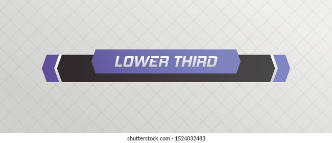 Tv news bar.  Lower Third TV News Bars Set Vector. Television broadcast media title banner. 