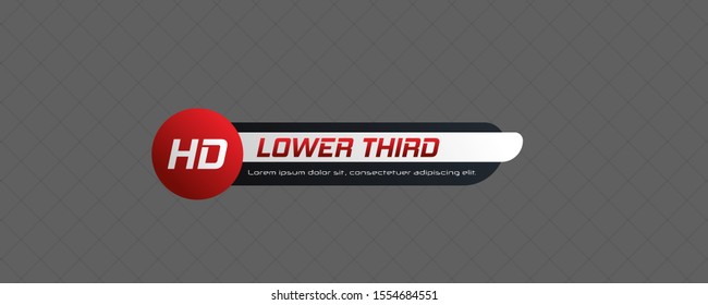 Tv news bar.  Lower Third TV News Bars Set Vector. Television broadcast media title banner. Digital callouts titles.