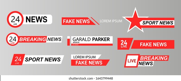 24,494 News Header Images, Stock Photos & Vectors 