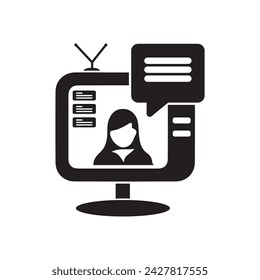 TV, news, television, broadcast icon