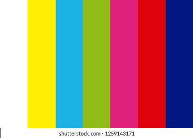 TV no signal background illustration. No signal television screen graphic broadcast design.