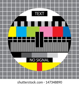 tv no signal monoscope