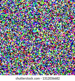 TV noise texture background. Seamless pattern.