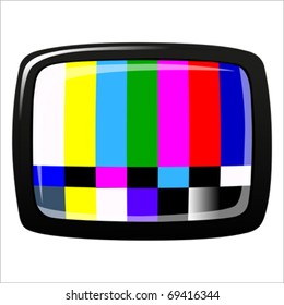 tv - NTSC signal , VECTOR