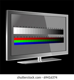 tv - NTSC signal , VECTOR