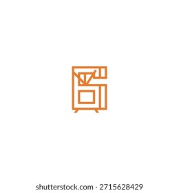 Concepto de diseño de logotipo de TV número 6.