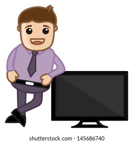 TV Offers - Vector Illustration