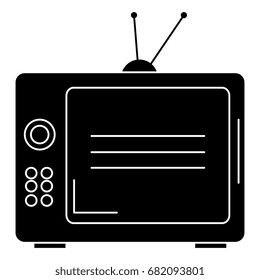 tv old isolated icon