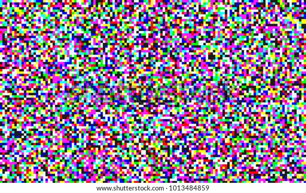 アナログチャンネルグレインスクリーンのシームレスな背景のテレビピクセルノイズ ビデオスノー干渉のベクターエラー効果 またはカラーピクセルモザイク歪みの酸の色エラーの抽象的な気化波背景 のベクター画像素材 ロイヤリティフリー