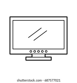 tv plasma isolated icon