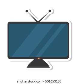 tv plasma isolated icon vector illustration design