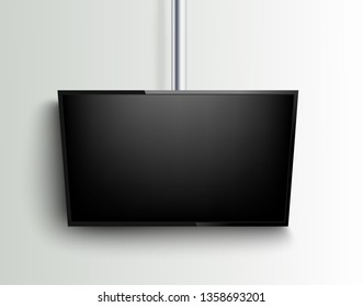 Tv realistic.Mockup.Vector illustration