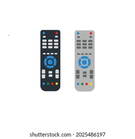 TV Remote Control in Black and White Design