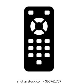 TV Remote Control Flat Vector Icon For Apps And Websites