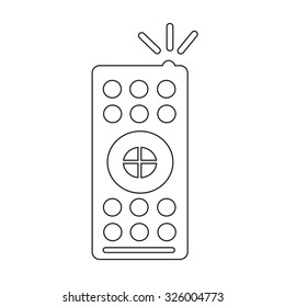 tv remote control icon