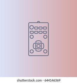 TV remote control icon