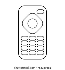 Tv remote control icon