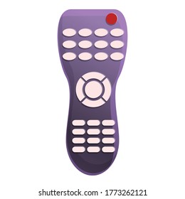 Tv remote control icon. Cartoon of tv remote control vector icon for web design isolated on white background