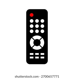 Diseño de icono de control remoto de TV