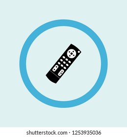 tv remote control icon symbol. Premium quality isolated tv remote control vector icon in trendy style. tv remote control element.