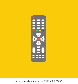 
TV remote control with its menu and channel selection