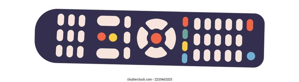 TV Remote Controller Icon. Vector Illustration