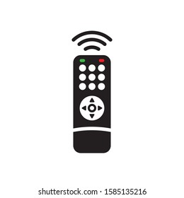 Tv remote icon in flat style. vector illustration 