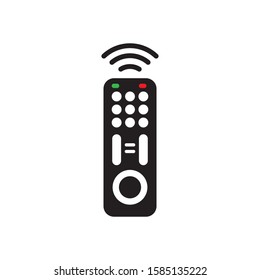 Tv remote icon in flat style. vector illustration 