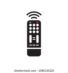 Tv remote icon in flat style. vector illustration 