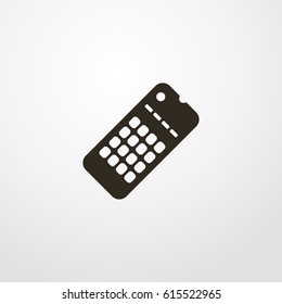 TV Remote icon. vector sign symbol on white background