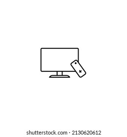 tv remote icons  symbol vector elements for infographic web