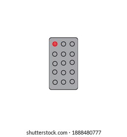 plantilla de logotipo del icono de ilustración de diseño vectorial remoto de tv