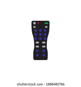 plantilla de logotipo del icono de ilustración de diseño vectorial remoto de tv