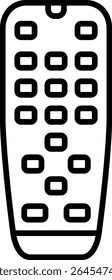 Icono de Vector remoto de televisión. Se puede utilizar para aplicaciones de impresión, móviles y de Web.